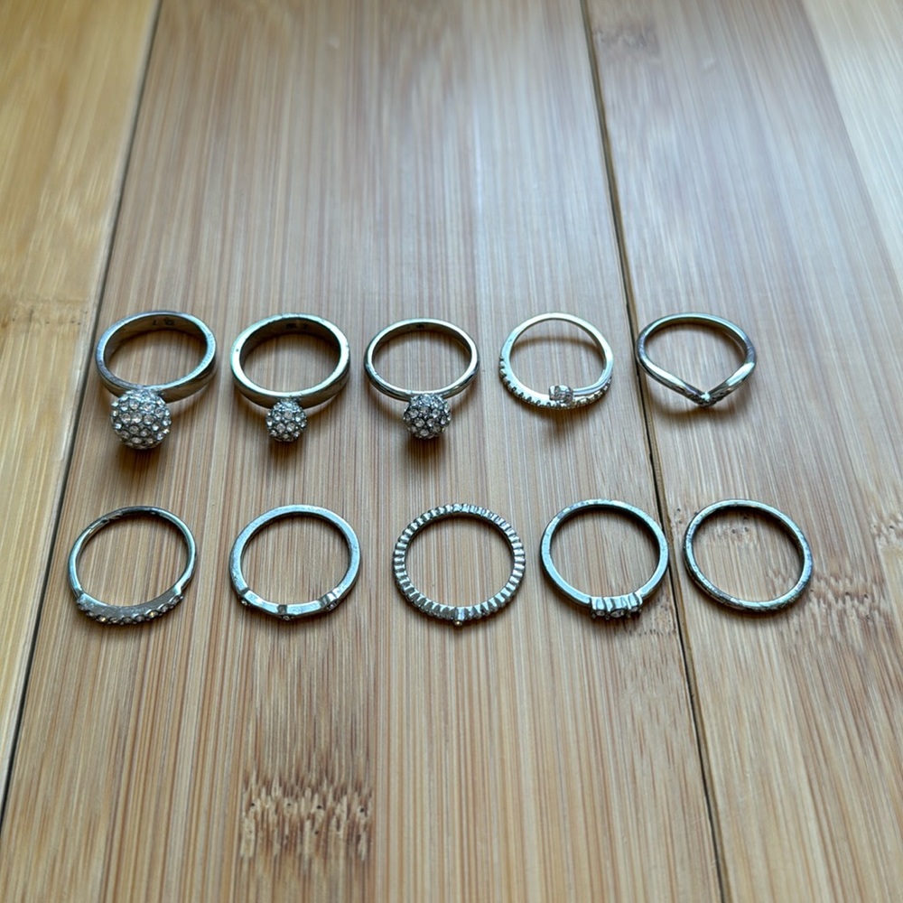 Banana Republic silver rings